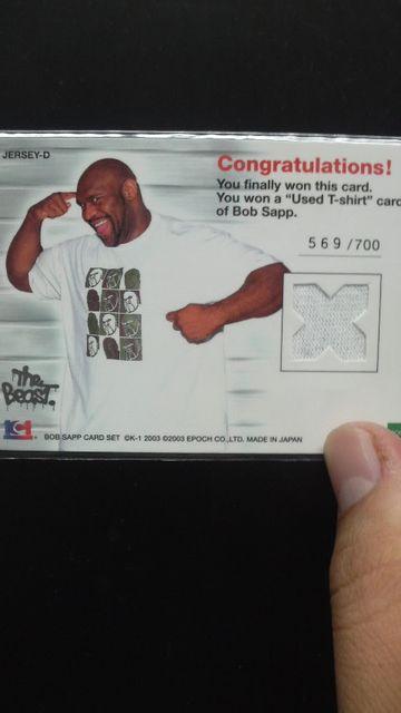 2003 ボブサップ コスチュームカード < トレーディングカード  2003 ボブサップ コスチュームカード < トレーディングカードの