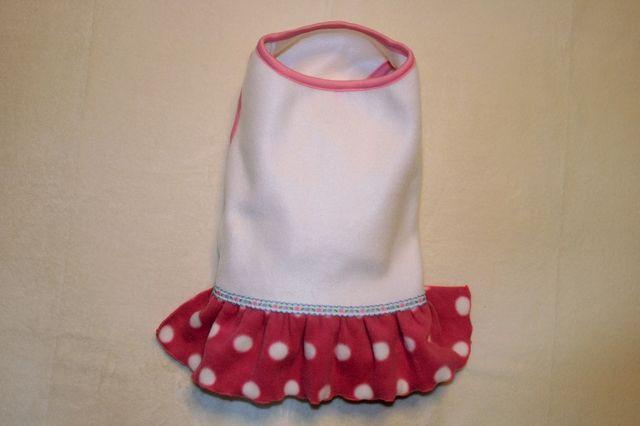 水玉スカートフリースワンピース胴45cm(オフ) < ペット/手芸/園芸  水玉スカートフリースワンピース胴45cm(オフ) < ペット/手芸/園芸の