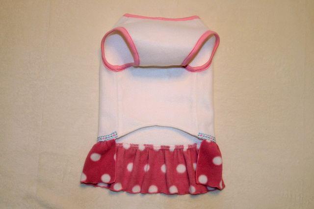 水玉スカートフリースワンピース胴45cm(オフ) < ペット/手芸/園芸  水玉スカートフリースワンピース胴45cm(オフ) < ペット/手芸/園芸の