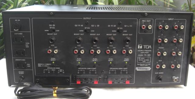 TOA/FA-305マルチサウンドアンプ中完動品1219 < 家電/AV TOA/FA-305マルチサウンドアンプ中完動品1219 < 家電/AVの