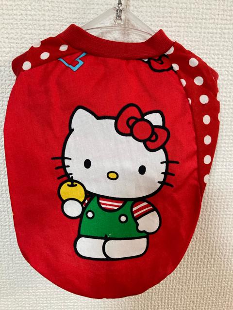 ★ハンドメイド キティ シャツ 赤 ドット 犬服 S★ < ペット/手芸/園芸  ★ハンドメイド キティ シャツ 赤 ドット 犬服 S★  < ペット/手芸/園芸の