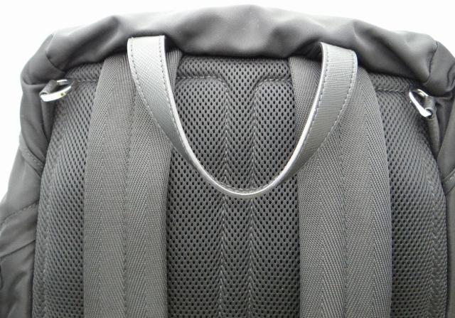PRADA プラダ 2VZ135 TESSUTO CHARACT ロゴワッペン リュック  バックパック ブラック<美品> < ブランド  PRADA プラダ 2VZ135 TESSUTO CHARACT ロゴワッペン リュック  バックパック ブラック<美品> < ブランドの