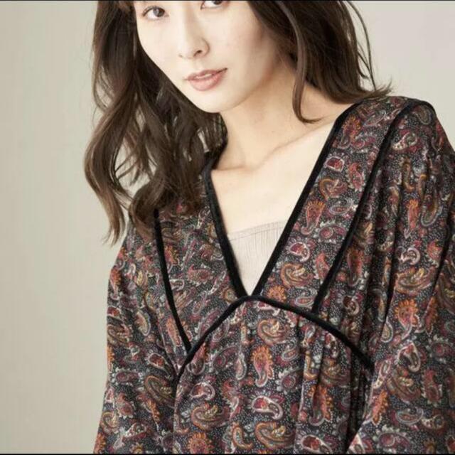 新品 novem 9 ペイズリーワンピース ブラック < 女性ファッション  新品 novem 9 ペイズリーワンピース ブラック < 女性ファッションの