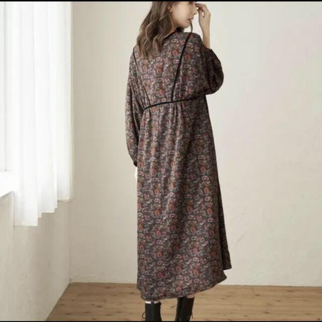新品 novem 9 ペイズリーワンピース ブラック < 女性ファッション  新品 novem 9 ペイズリーワンピース ブラック < 女性ファッションの