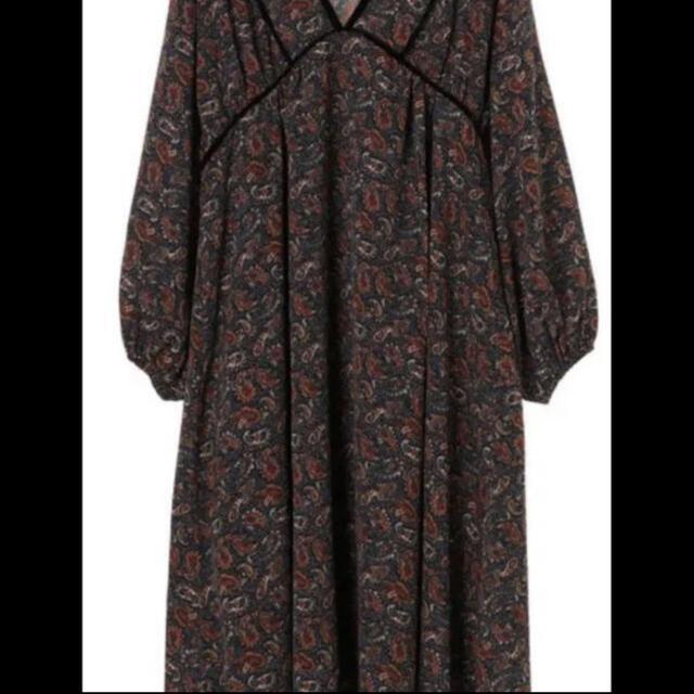 新品 novem 9 ペイズリーワンピース ブラック < 女性ファッション  新品 novem 9 ペイズリーワンピース ブラック < 女性ファッションの