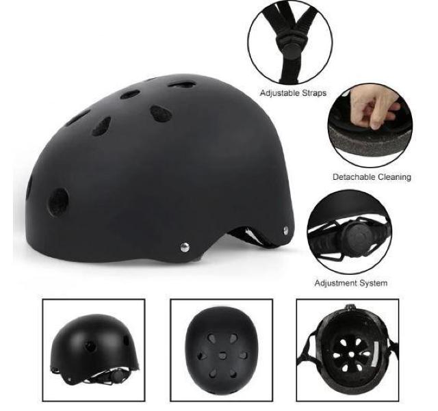 ブラック 大人 サイズ L 自転車ヘルメット ローラースケート スケボー キックスケーター クロスバイク マウンテンバイク 200 < レジャー/スポーツ  ブラック 大人 サイズ L 自転車ヘルメット ローラースケート スケボー キックスケーター クロスバイク マウンテンバイク 200 < レジャー/スポーツの
