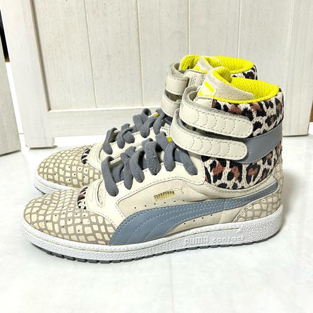 美品 PUMA プーマ スカイ ハイカット アニマル スニーカー 24cm < ブランド 美品 PUMA プーマ スカイ ハイカット アニマル スニーカー 24cm < ブランドの