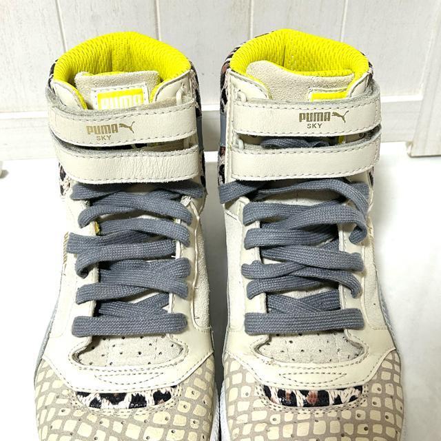 美品 PUMA プーマ スカイ ハイカット アニマル スニーカー 24cm < ブランド 美品 PUMA プーマ スカイ ハイカット アニマル スニーカー 24cm < ブランドの