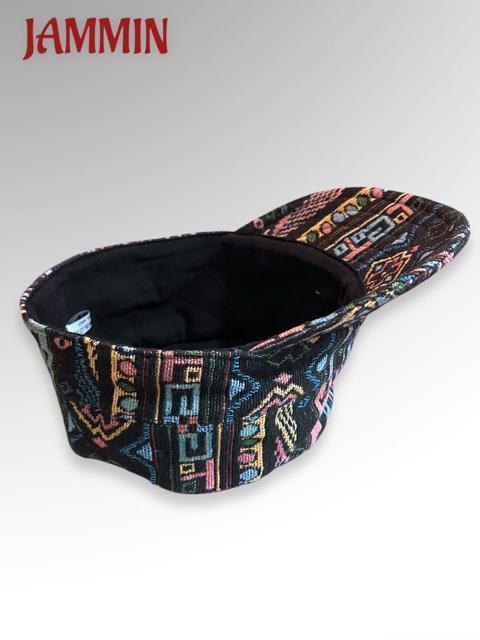 織り柄キャップ アジアン ヒッピー 帽子 キャスケット エスニック < 女性ファッション 織り柄キャップ アジアン ヒッピー 帽子 キャスケット エスニック < 女性ファッションの