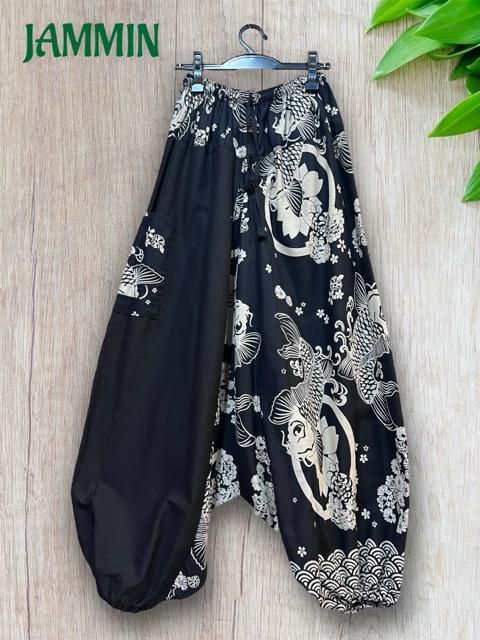 和柄サルエルパンツ アジアン エスニック 和柄 サルエルパンツ 男女兼用 < 男性ファッション 和柄サルエルパンツ アジアン エスニック 和柄 サルエルパンツ 男女兼用 < 男性ファッションの