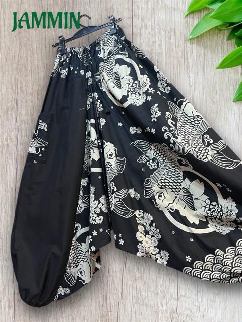 和柄サルエルパンツ アジアン エスニック 和柄 サルエルパンツ 男女兼用 < 男性ファッション 和柄サルエルパンツ アジアン エスニック 和柄 サルエルパンツ 男女兼用 < 男性ファッションの