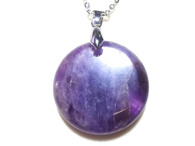 天然石★アメジスト コイン ペンダント < 女性アクセサリー/時計 天然石★アメジスト コイン ペンダント < 女性アクセサリー/時計の