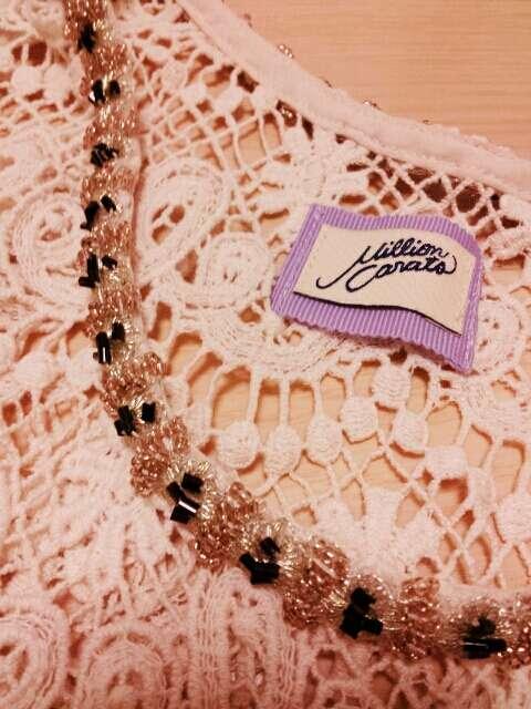 MILLIONCARATSチュールクロシェレースワンピオフホワイト < 女性ファッション MILLIONCARATSチュールクロシェレースワンピオフホワイト < 女性ファッションの