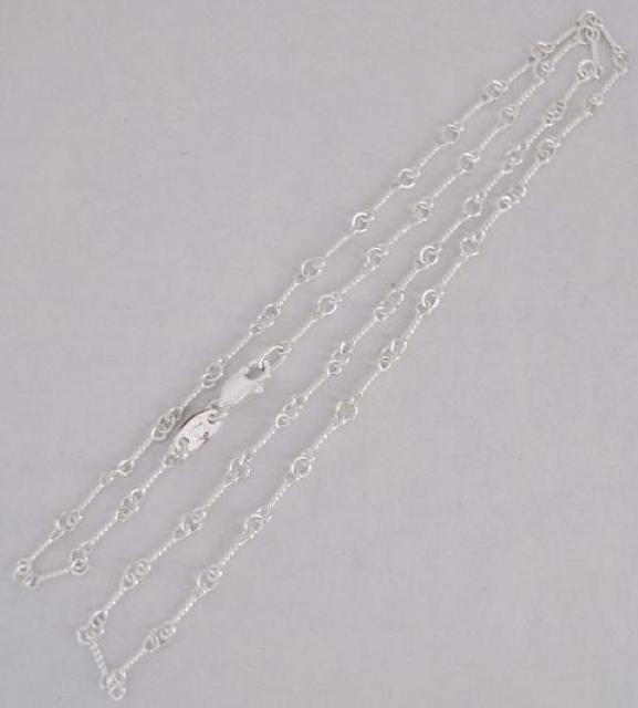 シルバー925 ツイストチェーンネックレス 50cm 新品 < 男性アクセサリー/時計  シルバー925 ツイストチェーンネックレス 50cm 新品  < 男性アクセサリー/時計の