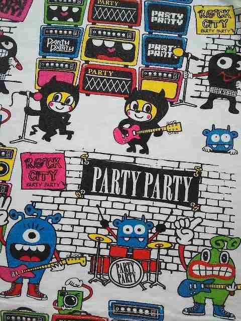 中古総柄Tシャツ白partyparty < ブランド 中古総柄Tシャツ白partyparty < ブランドの
