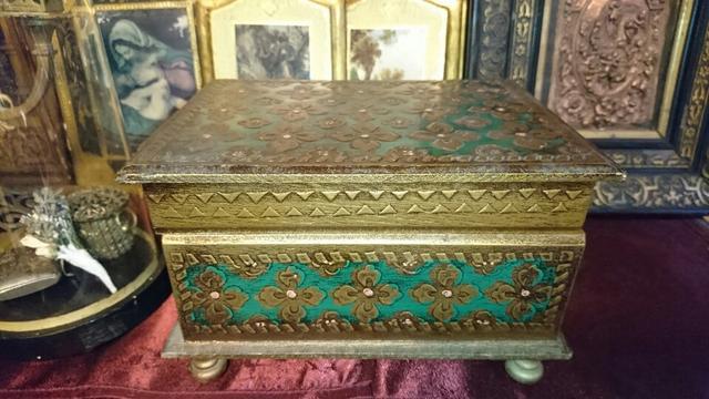 ビンテージ アンティーク オルゴール ジュエリー ボックス 小物入れ ケース < インテリア/ライフ  ビンテージ アンティーク オルゴール ジュエリー ボックス 小物入れ ケース < インテリア/ライフの