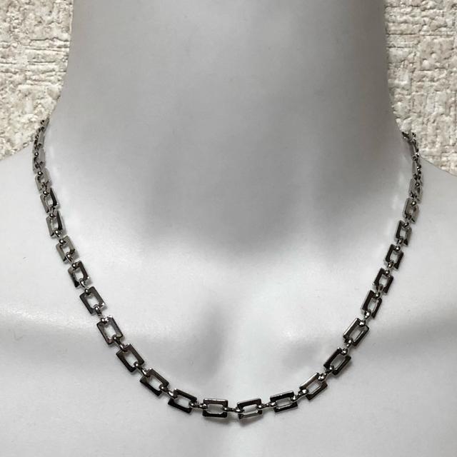 【新品】シンプル☆シルバースクエアチェーンネックレス < 女性アクセサリー/時計  【新品】シンプル☆シルバースクエアチェーンネックレス < 女性アクセサリー/時計の