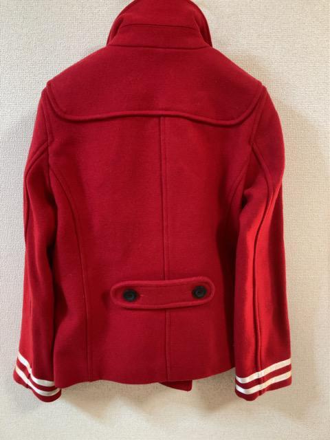 特価美品KissmarkウールコートPコートレッド赤チャックボタン高級感厚手暖かい情熱な赤に白のダブルライン、スタイリッシュ品薄 < 女性ファッション  特価美品KissmarkウールコートPコートレッド赤チャックボタン高級感厚手暖かい情熱な赤に白のダブルライン、スタイリッシュ品薄 < 女性ファッションの
