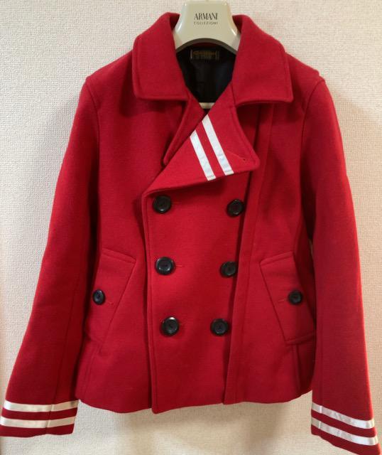 特価美品KissmarkウールコートPコートレッド赤チャックボタン高級感厚手暖かい情熱な赤に白のダブルライン、スタイリッシュ品薄 < 女性ファッション  特価美品KissmarkウールコートPコートレッド赤チャックボタン高級感厚手暖かい情熱な赤に白のダブルライン、スタイリッシュ品薄 < 女性ファッションの