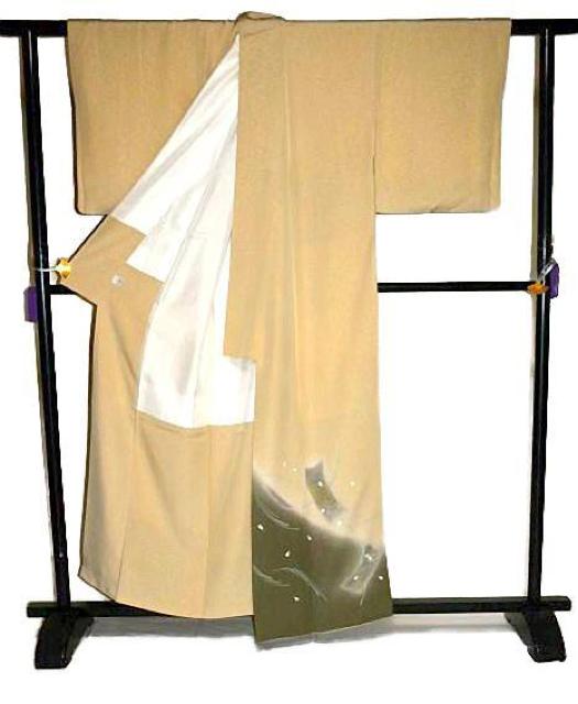 【最高級】新品同様 手描き友禅作家【中村穂湖】金彩 短冊舞花文 1つ紋 健勝苑扱い 色留袖 身丈159cm 裄66cmT3470 < 女性ファッション  【最高級】新品同様 手描き友禅作家【中村穂湖】金彩 短冊舞花文 1つ紋 健勝苑扱い 色留袖 身丈159cm 裄66cmT3470 < 女性ファッションの