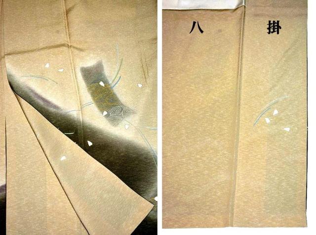 【最高級】新品同様 手描き友禅作家【中村穂湖】金彩 短冊舞花文 1つ紋 健勝苑扱い 色留袖 身丈159cm 裄66cmT3470 < 女性ファッション  【最高級】新品同様 手描き友禅作家【中村穂湖】金彩 短冊舞花文 1つ紋 健勝苑扱い 色留袖 身丈159cm 裄66cmT3470 < 女性ファッションの