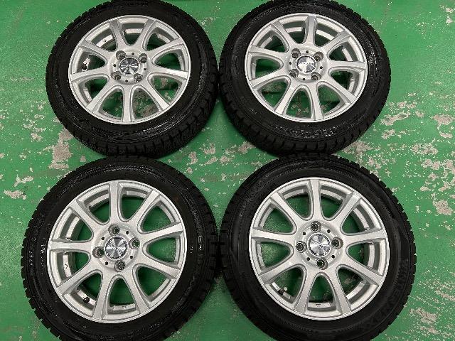 0110126)中古国産スタッドレスタイヤダンロップウィンターマックス4本アルミホイールセット155/65R14軽自動車用送料無料 < 自動車/バイク 0110126)中古国産スタッドレスタイヤダンロップウィンターマックス4本アルミホイールセット155/65R14軽自動車用送料無料 < 自動車/バイク
