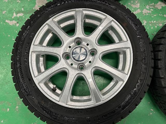 0110126)中古国産スタッドレスタイヤダンロップウィンターマックス4本アルミホイールセット155/65R14軽自動車用送料無料 < 自動車/バイク 0110126)中古国産スタッドレスタイヤダンロップウィンターマックス4本アルミホイールセット155/65R14軽自動車用送料無料 < 自動車/バイク