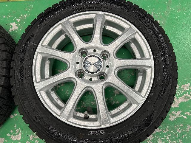 0110126)中古国産スタッドレスタイヤダンロップウィンターマックス4本アルミホイールセット155/65R14軽自動車用送料無料 < 自動車/バイク 0110126)中古国産スタッドレスタイヤダンロップウィンターマックス4本アルミホイールセット155/65R14軽自動車用送料無料 < 自動車/バイク