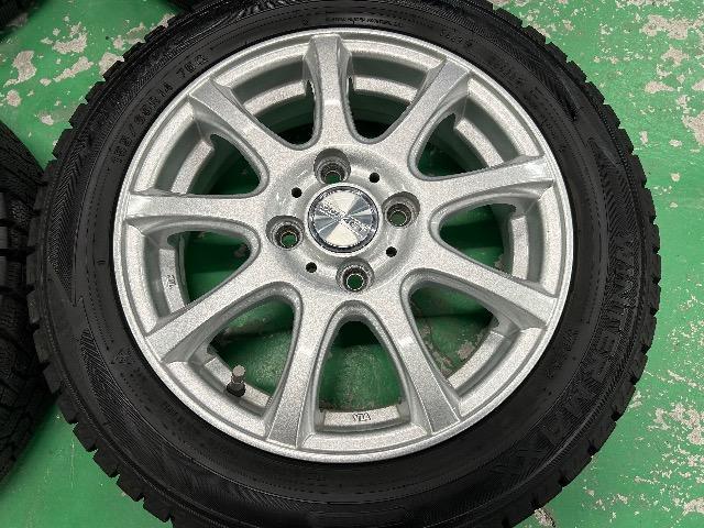 0110126)中古国産スタッドレスタイヤダンロップウィンターマックス4本アルミホイールセット155/65R14軽自動車用送料無料 < 自動車/バイク 0110126)中古国産スタッドレスタイヤダンロップウィンターマックス4本アルミホイールセット155/65R14軽自動車用送料無料 < 自動車/バイク