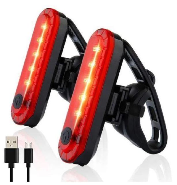 2個セット 自転車 テールライト USB充電LEDライト 防水点滅サイクルライト 4点灯モード セーフティー 夜間走行 110 < レジャー/スポーツ 2個セット 自転車 テールライト USB充電LEDライト 防水点滅サイクルライト 4点灯モード セーフティー 夜間走行 110 < レジャー/スポーツの
