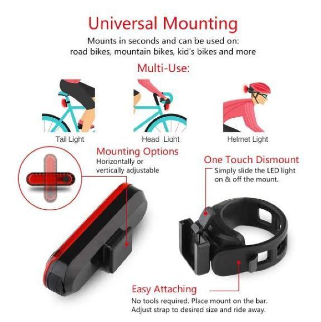 2個セット 自転車 テールライト USB充電LEDライト 防水点滅サイクルライト 4点灯モード セーフティー 夜間走行 110 < レジャー/スポーツ 2個セット 自転車 テールライト USB充電LEDライト 防水点滅サイクルライト 4点灯モード セーフティー 夜間走行 110 < レジャー/スポーツの