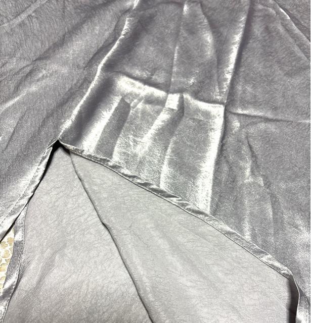 ドルマン ブラウス Vネック 光沢感 シルバー 大きいサイズ < 女性ファッション ドルマン ブラウス Vネック 光沢感 シルバー 大きいサイズ < 女性ファッションの