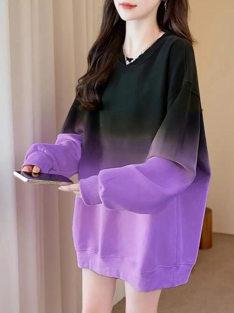 超お買い得1990円★レディース オーバーサイズ ラウンドネック スウェットシャツ - パステルピンク&ブラック 日本サイズL < 男性ファッション  超お買い得1990円★レディース オーバーサイズ ラウンドネック スウェットシャツ - パステルピンク&ブラック 日本サイズL < 男性ファッションの