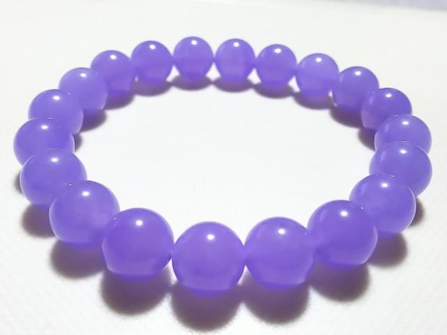 天然石★パープルジェイド 10mm ブレス < 女性アクセサリー/時計  天然石★パープルジェイド 10mm ブレス < 女性アクセサリー/時計の
