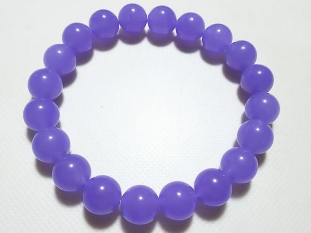 天然石★パープルジェイド 10mm ブレス < 女性アクセサリー/時計  天然石★パープルジェイド 10mm ブレス < 女性アクセサリー/時計の