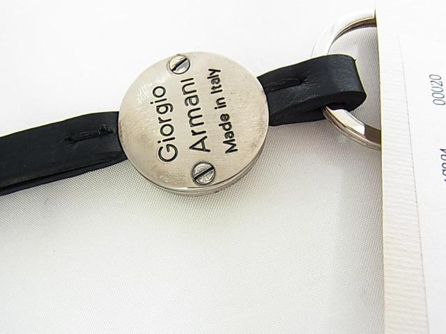 正規品 訳あり GIORGIO ARMANI ジョルジオ・アルマーニ キーリング付きストラップ < ブランド 正規品 訳あり GIORGIO ARMANI ジョルジオ・アルマーニ キーリング付きストラップ < ブランドの