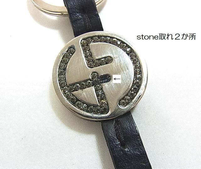 正規品 訳あり GIORGIO ARMANI ジョルジオ・アルマーニ キーリング付きストラップ < ブランド 正規品 訳あり GIORGIO ARMANI ジョルジオ・アルマーニ キーリング付きストラップ < ブランドの