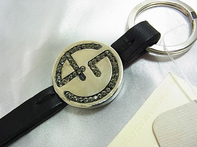 正規品 訳あり GIORGIO ARMANI ジョルジオ・アルマーニ キーリング付きストラップ < ブランド 正規品 訳あり GIORGIO ARMANI ジョルジオ・アルマーニ キーリング付きストラップ < ブランドの