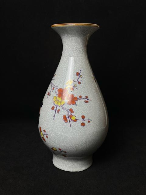 【中国古玩】粉彩 花鳥文 貫入 瓢型 花瓶 大清乾隆年 骨董 唐物 陶磁器 旧家蔵出 中国 貫入花瓶 花卉花鳥図 飾壺 古美術 < インテリア/ライフ 【中国古玩】粉彩 花鳥文 貫入 瓢型 花瓶 大清乾隆年 骨董 唐物 陶磁器 旧家蔵出 中国 貫入花瓶 花卉花鳥図 飾壺 古美術 < インテリア/ライフの