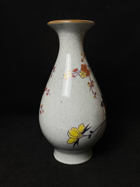 【中国古玩】粉彩 花鳥文 貫入 瓢型 花瓶 大清乾隆年 骨董 唐物 陶磁器 旧家蔵出 中国 貫入花瓶 花卉花鳥図 飾壺 古美術 < インテリア/ライフ 【中国古玩】粉彩 花鳥文 貫入 瓢型 花瓶 大清乾隆年 骨董 唐物 陶磁器 旧家蔵出 中国 貫入花瓶 花卉花鳥図 飾壺 古美術 < インテリア/ライフの