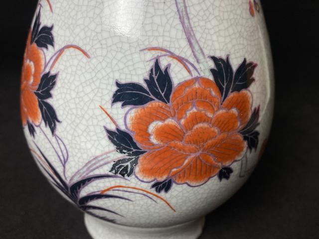 【中国古玩】粉彩 花鳥文 貫入 瓢型 花瓶 大清乾隆年 骨董 唐物 陶磁器 旧家蔵出 中国 貫入花瓶 花卉花鳥図 飾壺 古美術 < インテリア/ライフ 【中国古玩】粉彩 花鳥文 貫入 瓢型 花瓶 大清乾隆年 骨董 唐物 陶磁器 旧家蔵出 中国 貫入花瓶 花卉花鳥図 飾壺 古美術 < インテリア/ライフの