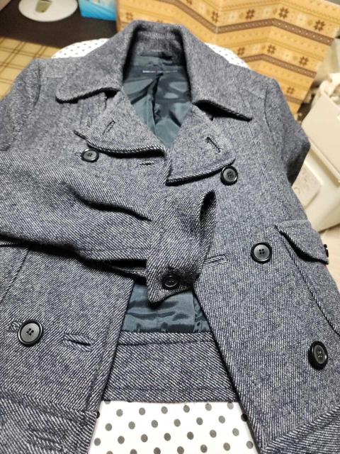 FRENCH CONNECTION フレンチコネクション レディース ショート丈ジャケット ピーコート風 紺色系 サイズ6 < 女性ファッション FRENCH CONNECTION フレンチコネクション レディース ショート丈ジャケット ピーコート風 紺色系 サイズ6 < 女性ファッションの