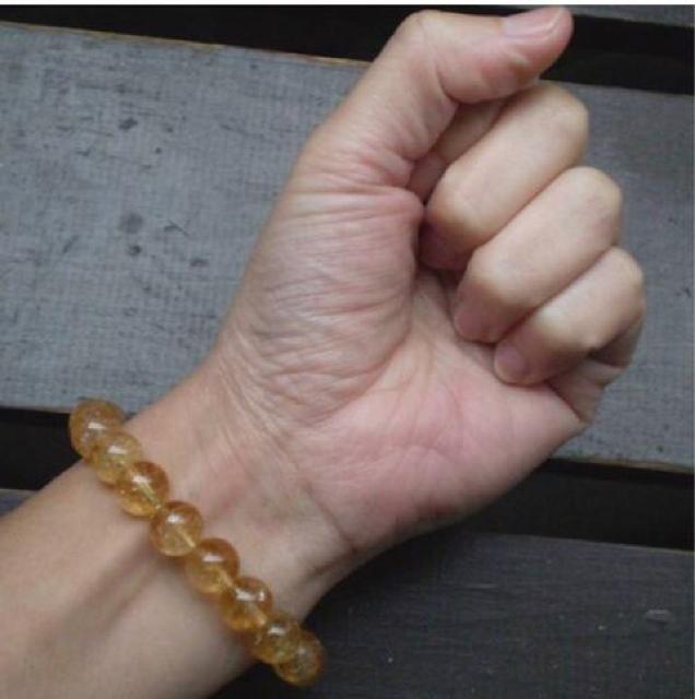 10ミリ玉 黄水晶・シトリンブレスレット < 女性アクセサリー/時計 10ミリ玉 黄水晶・シトリンブレスレット < 女性アクセサリー/時計の