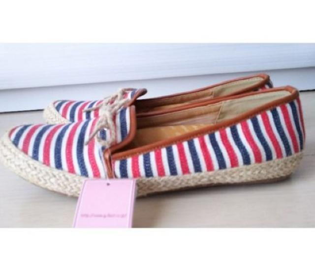 LL★melange★マリンボーダーコンフォートシューズ★新品★ < 女性ファッション LL★melange★マリンボーダーコンフォートシューズ★新品★ < 女性ファッションの