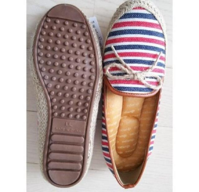 LL★melange★マリンボーダーコンフォートシューズ★新品★ < 女性ファッション LL★melange★マリンボーダーコンフォートシューズ★新品★ < 女性ファッションの