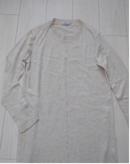 ZARA KNIT ロングニットワンピース 薄手です < ブランド  ZARA KNIT ロングニットワンピース 薄手です < ブランドの