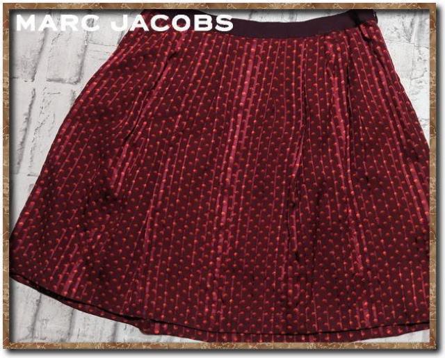 マークバイマークジェイコブス 水玉シルクスカート 赤 < ブランド マークバイマークジェイコブス 水玉シルクスカート 赤 < ブランドの