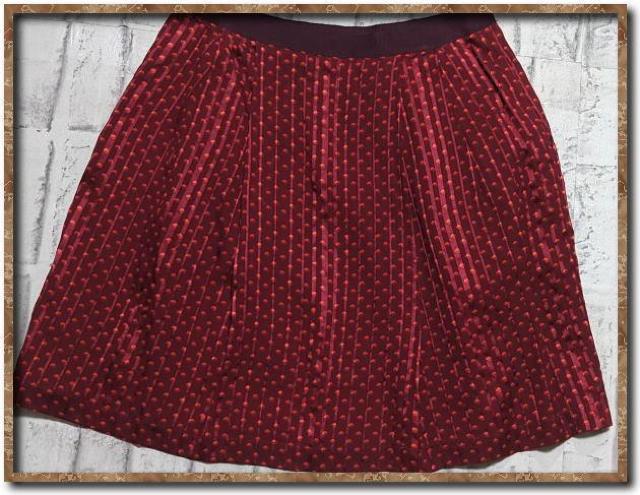 マークバイマークジェイコブス 水玉シルクスカート 赤 < ブランド マークバイマークジェイコブス 水玉シルクスカート 赤 < ブランドの