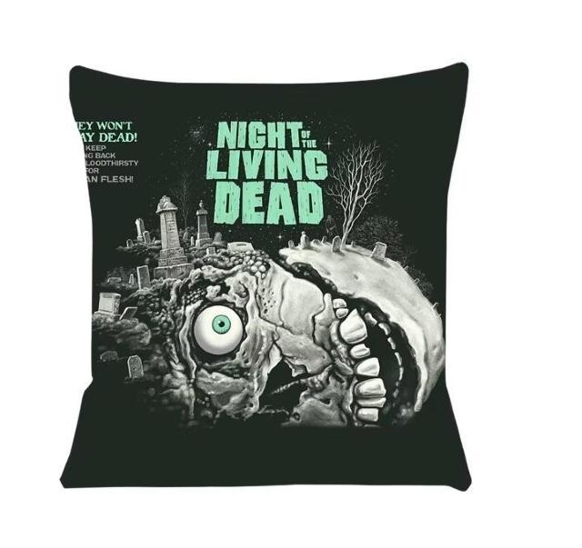 新品 ナイト・オブ・ザ・リビングデッド Night of the Living Dead クッションカバー < インテリア/ライフ  新品 ナイト・オブ・ザ・リビングデッド Night of the Living Dead クッションカバー  < インテリア/ライフの