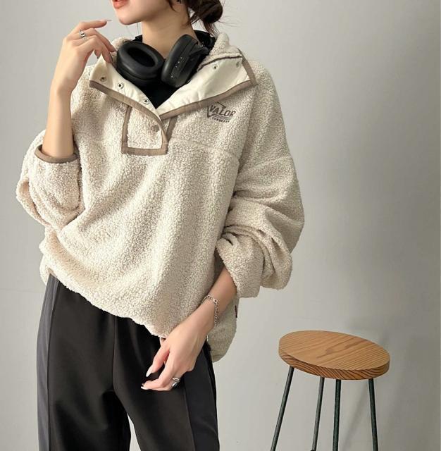 新品☆Java(ジャバ)パイピングスタンドボアブルゾン フリース☆W < 女性ファッション 新品☆Java(ジャバ)パイピングスタンドボアブルゾン フリース☆W < 女性ファッションの